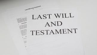last will and testament white printer paper by Melinda Gimpel courtesy of Unsplash.